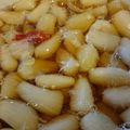 こまつまみ's cooksnap of when they made 塩漬け不要！カリカリ♪らっきょう甘酢漬け.