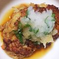 笑母ちゃん's cooksnap of when they made 簡単ふわふわ★肉3割の和風豆腐ハンバーグ.