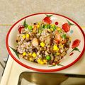 komutatata's cooksnap of when they made ズボラで簡単！混ぜるだけ！エビピラフ★.