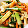 Jyohana's cooksnap of when they made 残り物アレンジ 青梗菜と油揚げのおひたし.
