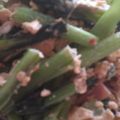 はらさわひでゆき's cooksnap of when they made 小松菜とベーコンのピリ辛卵ソテー.