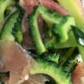 ma___111's cooksnap of when they made 【玉ねぎマリネ】生ハムとゴーヤのサラダ.
