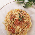 4児男子母さんの台所's cooksnap of when they made さっぱりトマトと大葉の冷製パスタ.
