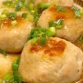 yodanchi's cooksnap of when they made もっちり　餡かけおから鶏つくね.