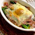 こつぶこびとちゃん's cooksnap of when they made 簡単！アスパラ＆卵のオーブン焼き.