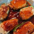 クックRGHNT9☆'s cooksnap of when they made 旬のお野菜！ピーマンの肉詰め.