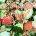 ごはんはおこめ's cooksnap of when they made さっぱり♡トマトときゅうりのツナサラダ.