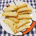ﾁｲﾁｬﾝﾏﾏ's cooksnap of when they made 揚げ餃子風ウインナーチーズ巻き.