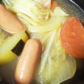 木彫りぐま's cooksnap of when they made ズッキーニ、トマト、ウインナー、夏ポトフ.