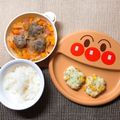 sAix59's cooksnap of when they made 離乳食完了期★じゃがいもとコーンのおやき.