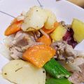 かぁちゃんっ's cooksnap of when they made 鶏モモ香草焼きジャガイモ・あまり野菜添え.