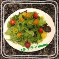 ♪キッチンmama's cooksnap of when they made プチトマトのカラフル水玉サラダ.