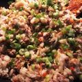ame-ikuru's cooksnap of when they made 焼肉のタレで！簡単卵なしチャーハン.