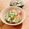 mikko6's cooksnap of when they made まろやか卵のおからサラダ.
