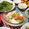 あゆまんま♪'s cooksnap of when they made ネバネバ長芋ときゅうりの梅干し浅漬け.