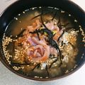 あたりめっこ's cooksnap of when they made イカの塩辛茶漬け.