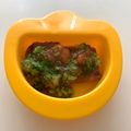 Bau109's cooksnap of when they made 離乳食後期★野菜ソースとまぐろステーキ.