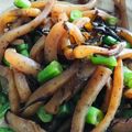 Mlovemommy's cooksnap of when they made これ旨い！蒟蒻の塩昆布バターきんぴら☆.