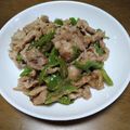 なっつぼー's cooksnap of when they made 味付け1つ、豚こまピーマンの生姜焼き。.