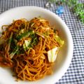 haruku221's cooksnap of when they made ソース焼きそば♡麺は野菜でムラそう.