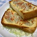 ☆さぶ☆☆'s cooksnap of when they made しらすと干しえびのカルシウム トースト.