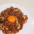 なめこおろし's cooksnap of when they made 日清焼きそばコチュジャンカスタム.