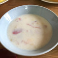 is♡'s cooksnap of when they made 桃の丸ごと冷製スープ.