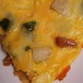 きなこきなこ's cooksnap of when they made 残り物野菜とチーズで簡単オープンオムレツ.