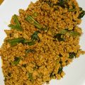 ☆hiroppy☆'s cooksnap of when they made ほうれん草のピリ辛味噌炒め.