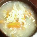 hiromi90's cooksnap of when they made ねぎネギ人参の春雨スープ.