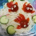 あゆたん★♪'s cooksnap of when they made 涼しげに☆彡金魚ちゃん素麺.