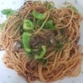 べんけー's cooksnap of when they made フライパンひとつでお手軽和風イワシパスタ.