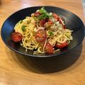 dechikg's cooksnap of when they made 【簡単】旦那大絶賛の冷製トマトパスタ♡.