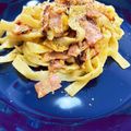 k0yuri's cooksnap of when they made 大好き♪ローマ風本格カルボナーラ.