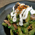 醤油☆世界一's cooksnap of when they made サバ味噌煮缶とゴーヤでもう一品、お通し風.
