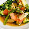 hiro_aya's cooksnap of when they made 唐揚げと野菜の揚げびたし♪.
