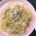 しほぽり's cooksnap of when they made ✿豚肉の塩焼きそば♪レンジで簡単✿.