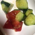 ちゃんこまんさん's cooksnap of when they made 簡単!トマトときゅうりの中華サラダ.