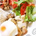 干芋くん's cooksnap of when they made 豚ロースのカフェ風サラダ丼。.