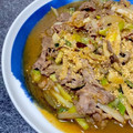 P1nkGold's cooksnap of when they made 今日のおつまみ10日目。簡単！牛甘辛炒め.