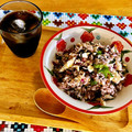 komutatata's cooksnap of when they made ＊お昼のねこまんま：塩鯖のしば漬け丼.