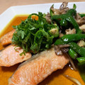 napico's cooksnap of when they made 鮭と大葉のカレー南蛮漬け.