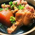信乃犬's cooksnap of when they made 簡単☆圧力鍋で大根手羽元卵の煮物.