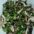 あいあいママさん's cooksnap of when they made レンジで簡単！オクラとしめじのダシ煮.