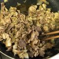 よーはるまー's cooksnap of when they made 豚バラとキャベツ、玉ねぎのごま炒め♪.