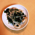 水玉ぱじゃま's cooksnap of when they made もやしのおひたし（竹輪・わかめ）.