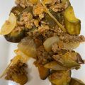 まん！'s cooksnap of when they made ナスだってひき肉詰めない！！幼児食にも☆.