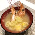 きらら15's cooksnap of when they made エビの頭はお味噌汁に♪.