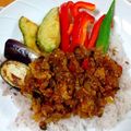 ちびっことんとん's cooksnap of when they made 誰でも簡単✳夏野菜のキーマカレー.
