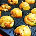 ち☆あmama's cooksnap of when they made たこが無くても、色んな具材で、たこ焼き！.